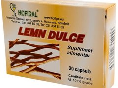 Lemn dulce 20 caps